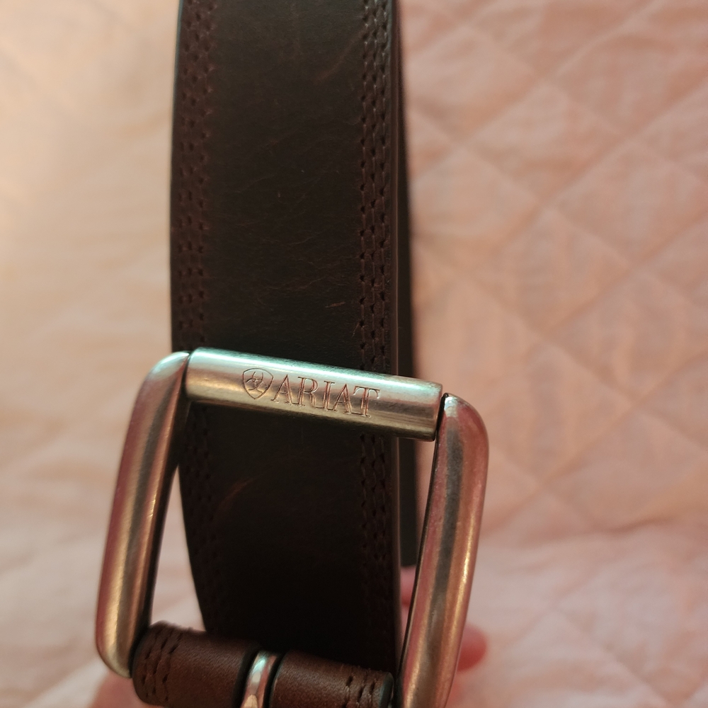 Ariat Men's Brown Leather Belt